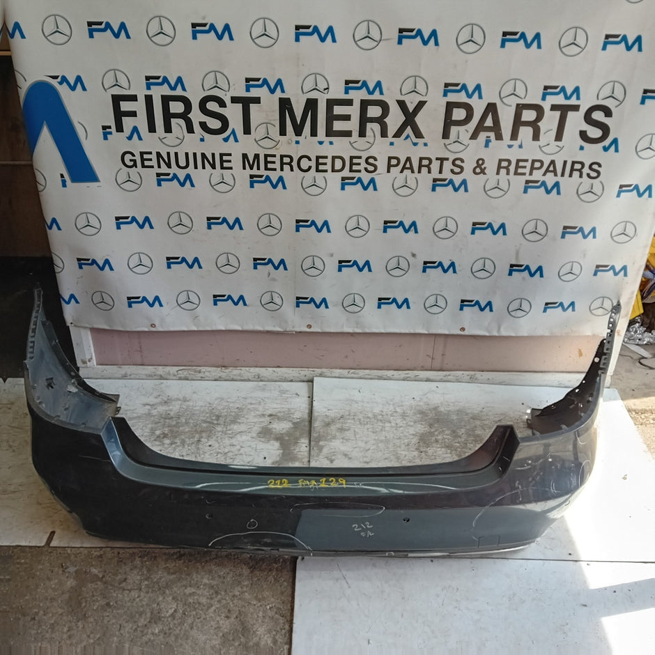 MERCEDES BENZ E-CLASS W212 REAR BUMPER BLACK 2014 A2128855125 FMX129