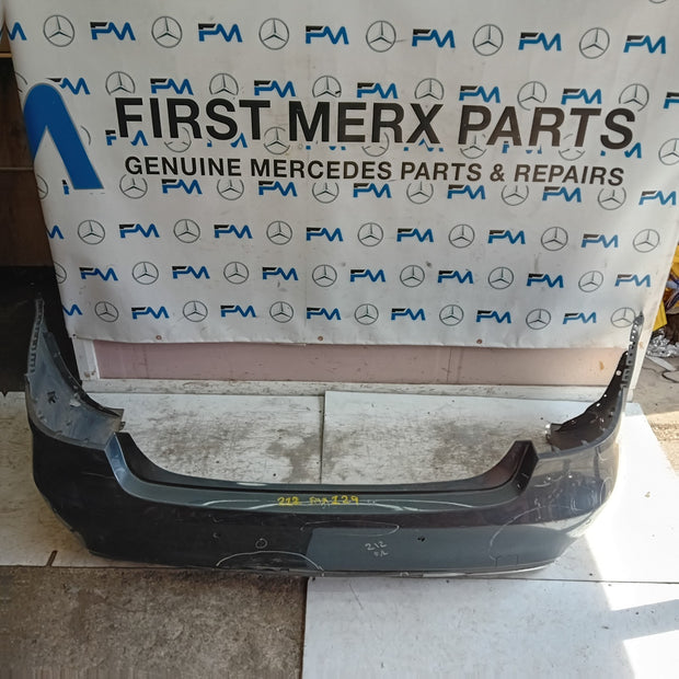 MERCEDES BENZ E-CLASS W212 REAR BUMPER BLACK 2014 A2128855125 FMX129