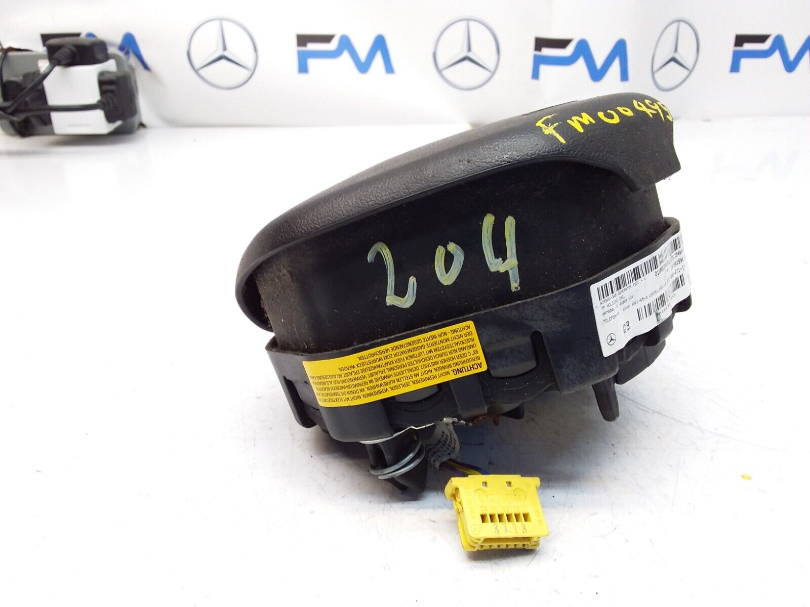 MERCEDES E-CLASS W204 STEERING WHEEL AIRBAG 307801598162-AD FM00495 