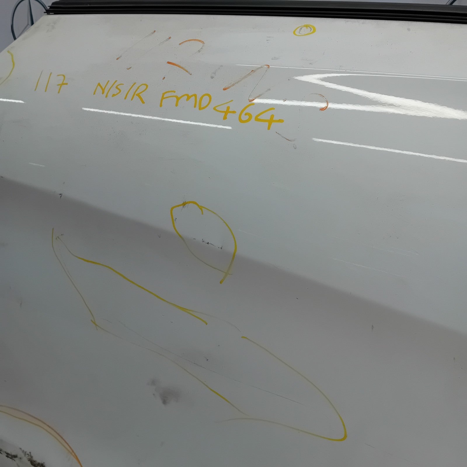 MERCEDES CLA W117 PASSENGER REAR DOOR NSR WHITE 2013-19 COMPLETE FMD464