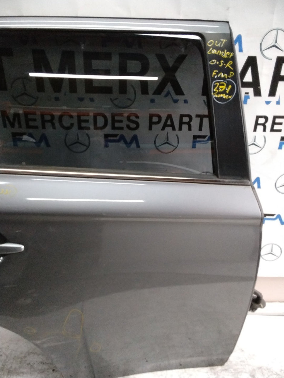 MITSUBISHI OUTLANDER MK3 DRIVER REAR DOOR OSR GREY 2013 COMPLETE FMD331