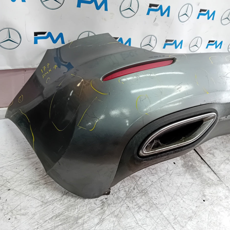 MERCEDES BENZ  A-CLASS W177 REAR BUMPER A1778804801 2018 GREY COMPLETE FMX7