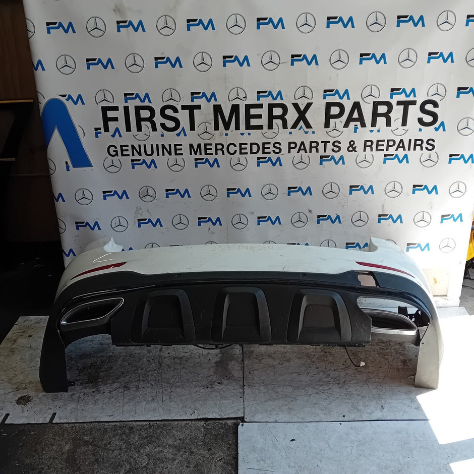 MERCEDES BENZ GLC W253  REAR BUMPER A2538850200 2018 GREY COMPLETE FMX160