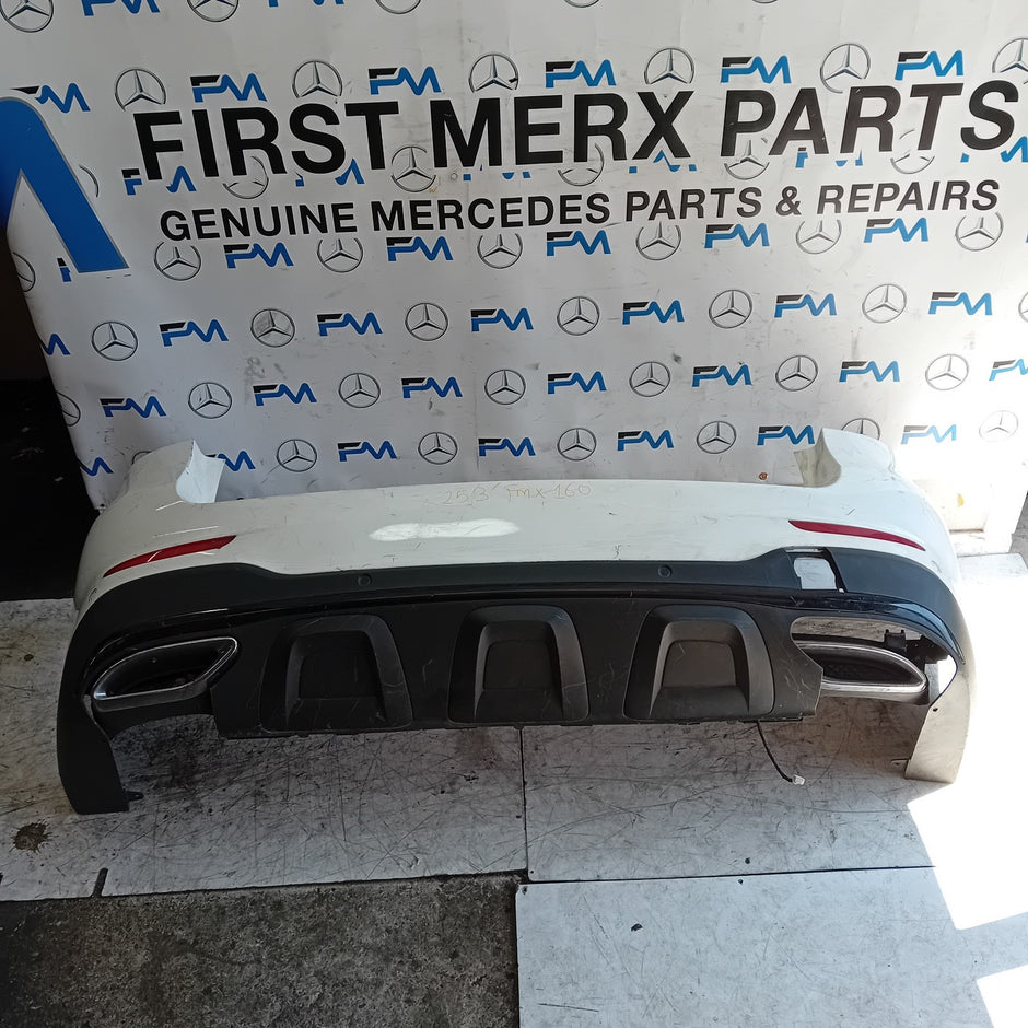 MERCEDES BENZ GLC W253  REAR BUMPER A2538850200 2018 GREY COMPLETE FMX160