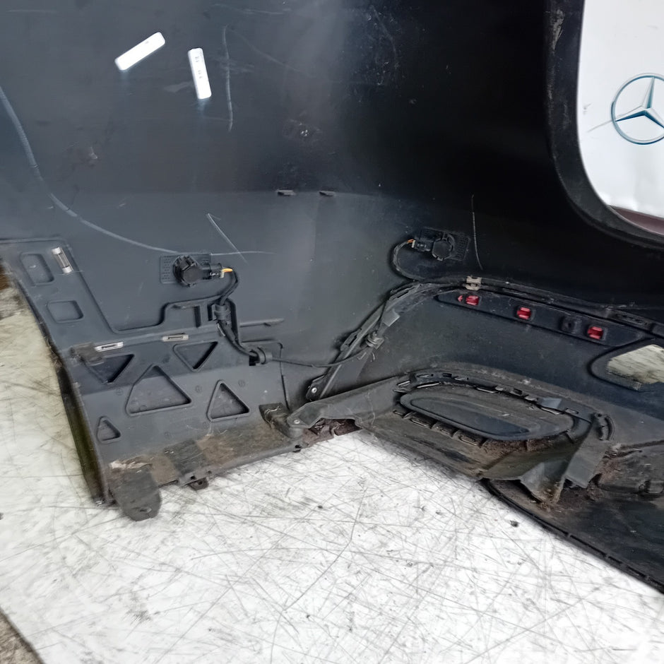 MERCEDES BENZ  GLE W166 AMG LINE REAR BUMPER GREY 2016 A1668853024 COMPLET FMX81