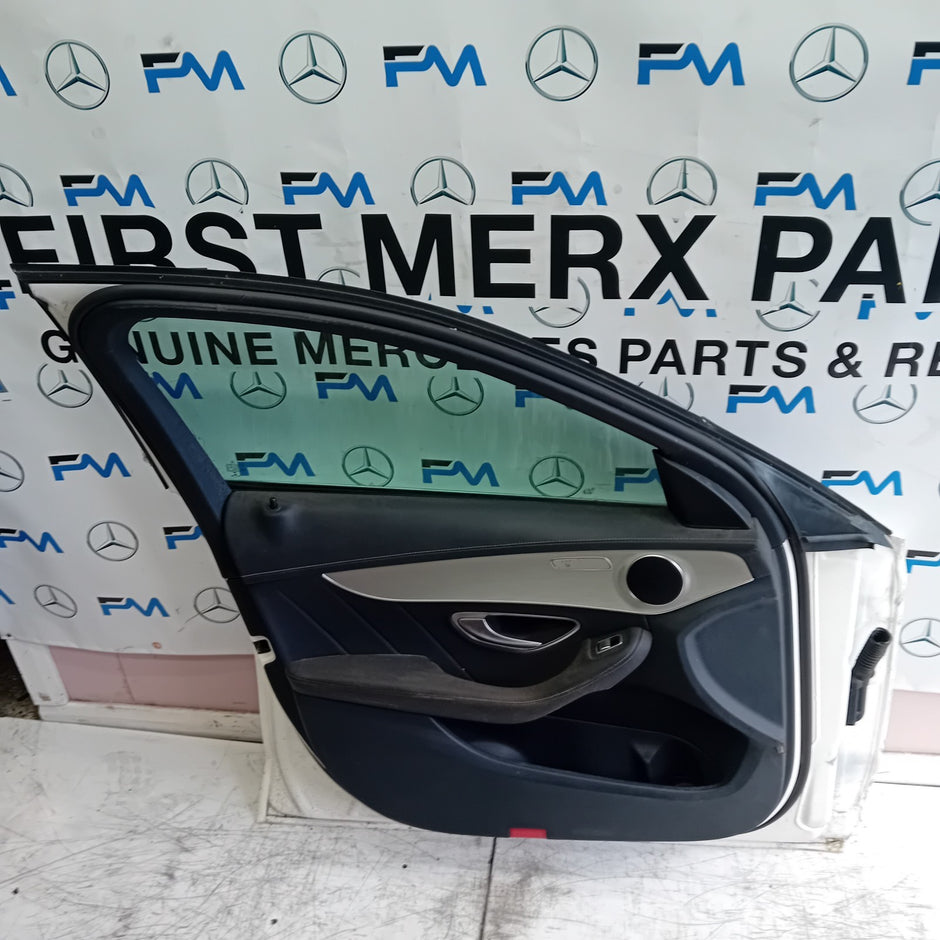 MERDEDES A-CLASS W177 DRIVER SIDE FRONT DOOR OSF WHITE 2018 ON COMPLETE FMD182