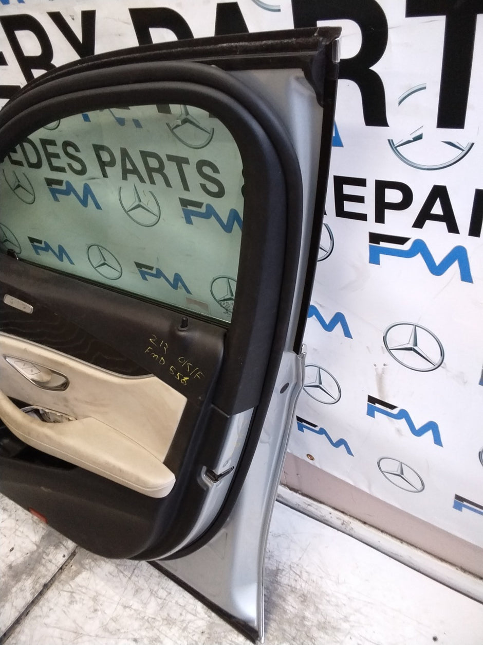 MERCEDES E-CLASS W213 SLN DRIVER FRONT DOOR OSF SILVER 2016-20 FMD556