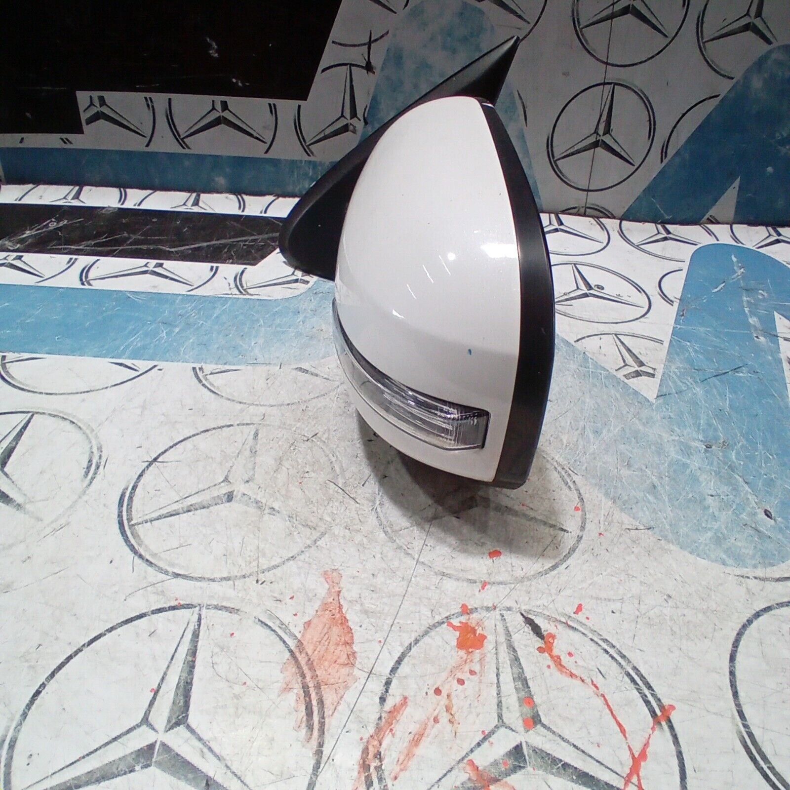2015 MITSUBISHI OUTLANDER DRIVERS SIDE LEFT HAND WING MIRROR E11026919 DAMAGE