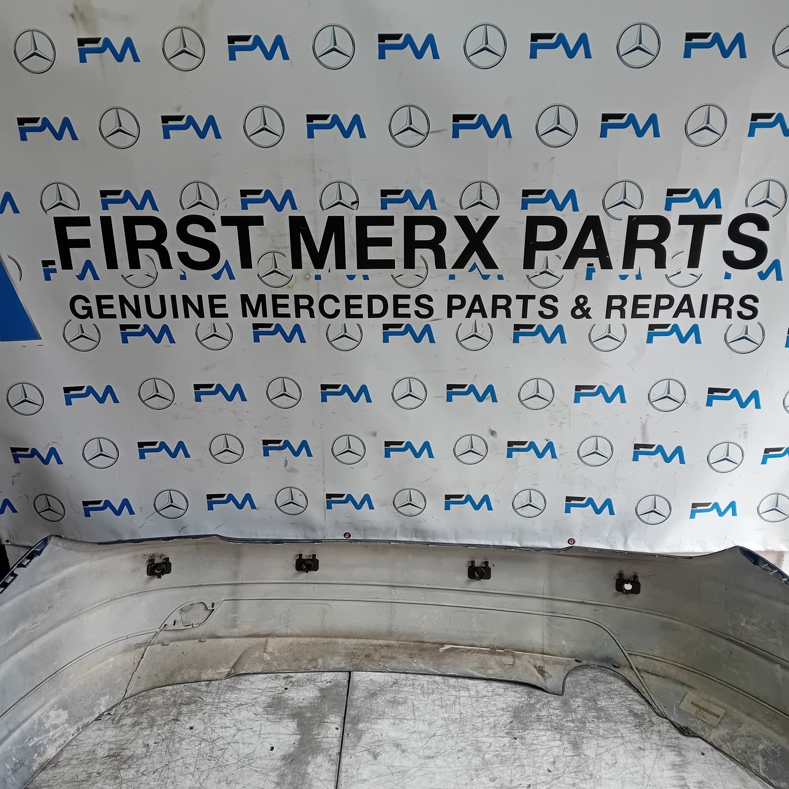 MERCEDES BENZ C-CLASS W204 REAR BUMPER BLUE 2011 A2048850025 FMX132