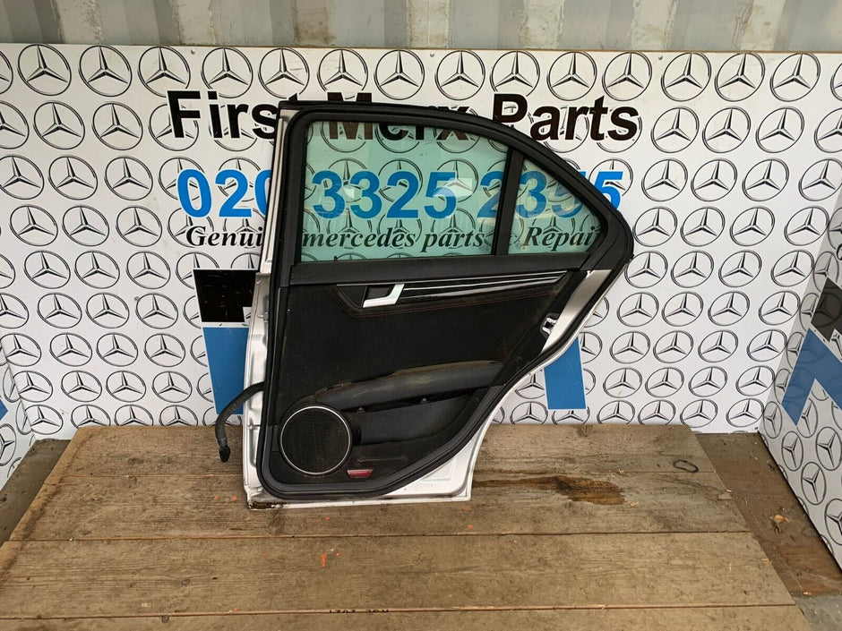 MERCEDES BENZ C CLASS W204 OFF SIDE REAR RIGHT DOOR 2008-2014