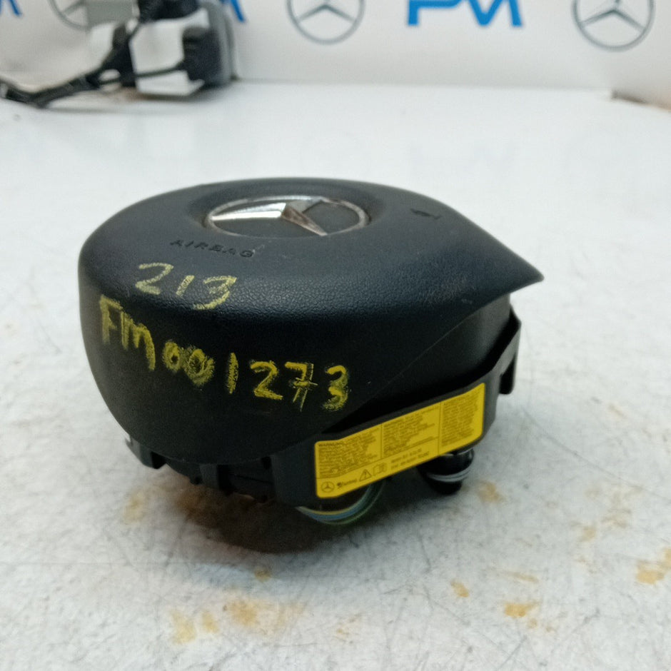 MERCEDES  E-CLASS W213 STEERING WHEEL AIRBAG DRIVER OS RIGHT Q02 FM001273