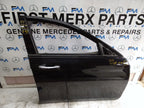 MERCEDES E-CLASS W213  DRIVER FRONT DOOR OSF BLACK 2016-2023 COMPLETE FMD303