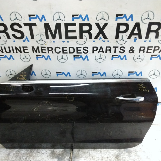 MERCEDES BENZ  C-CLASS W205 PASSENGER FRONT DOOR NSF BLACK 2014-21  FMD602