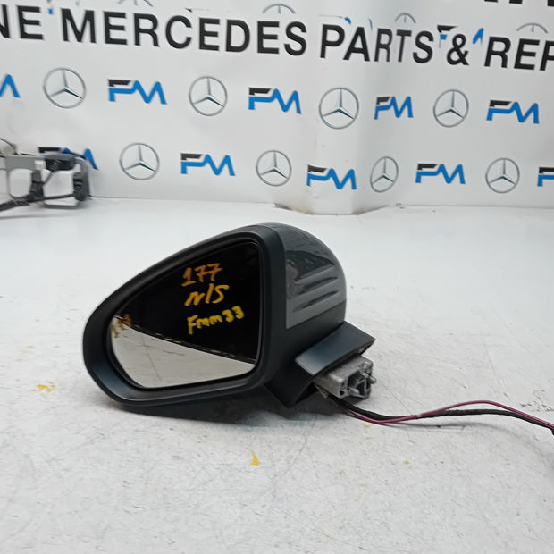 MERCEDES A-CLASS  W177 PASSENGER SIDE WING MIRROR A1778104304 GREY FMM33