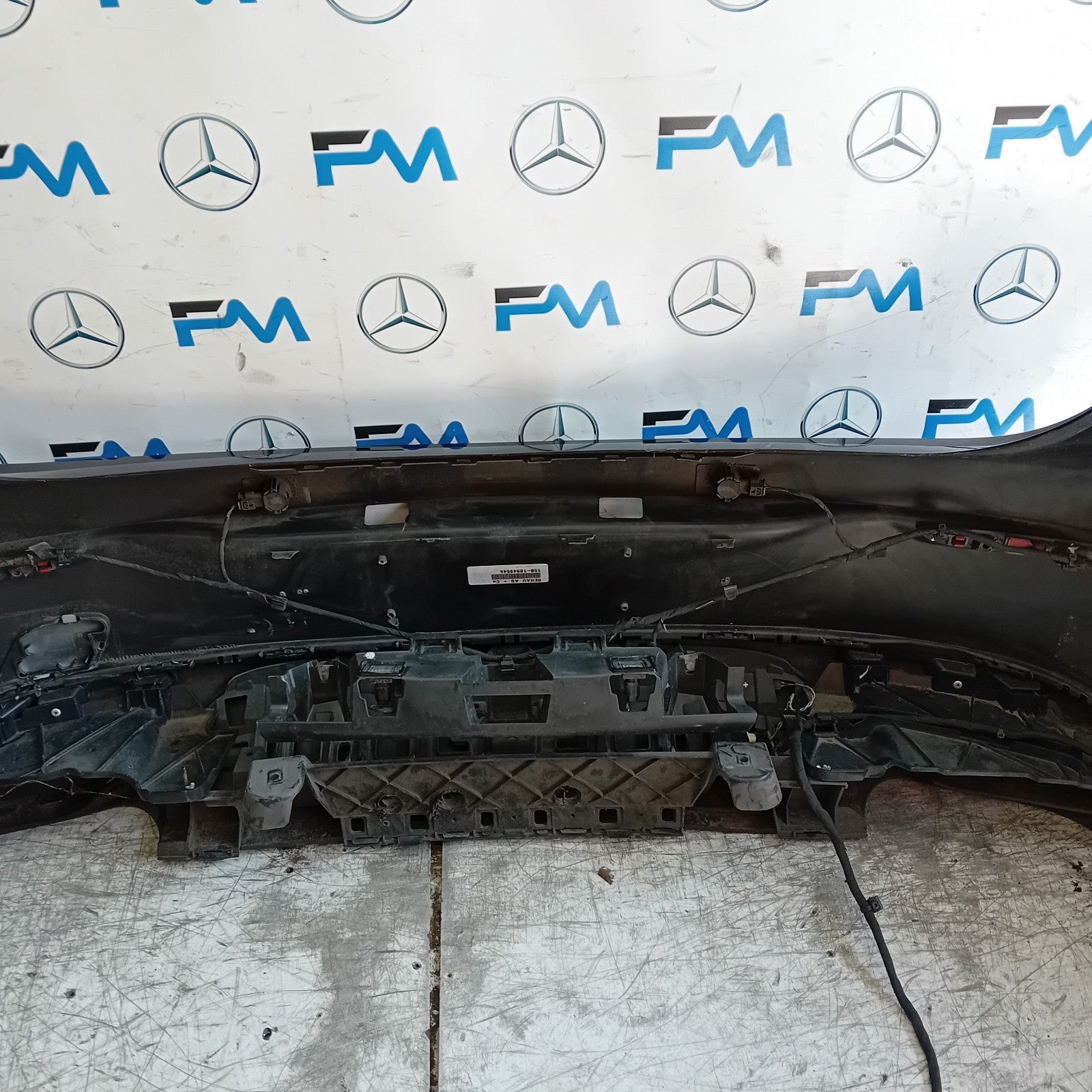 MERCEDES BENZ E-CLASS C238 COUPE BLACK REAR BUMPER 2016 ON COMPLETE FMX98