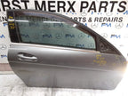 MERCEDES BENZ C-CLASS W204 DRIVER FRONT DOOR OSF GREY 2007-2014 COMPLETE FMD315