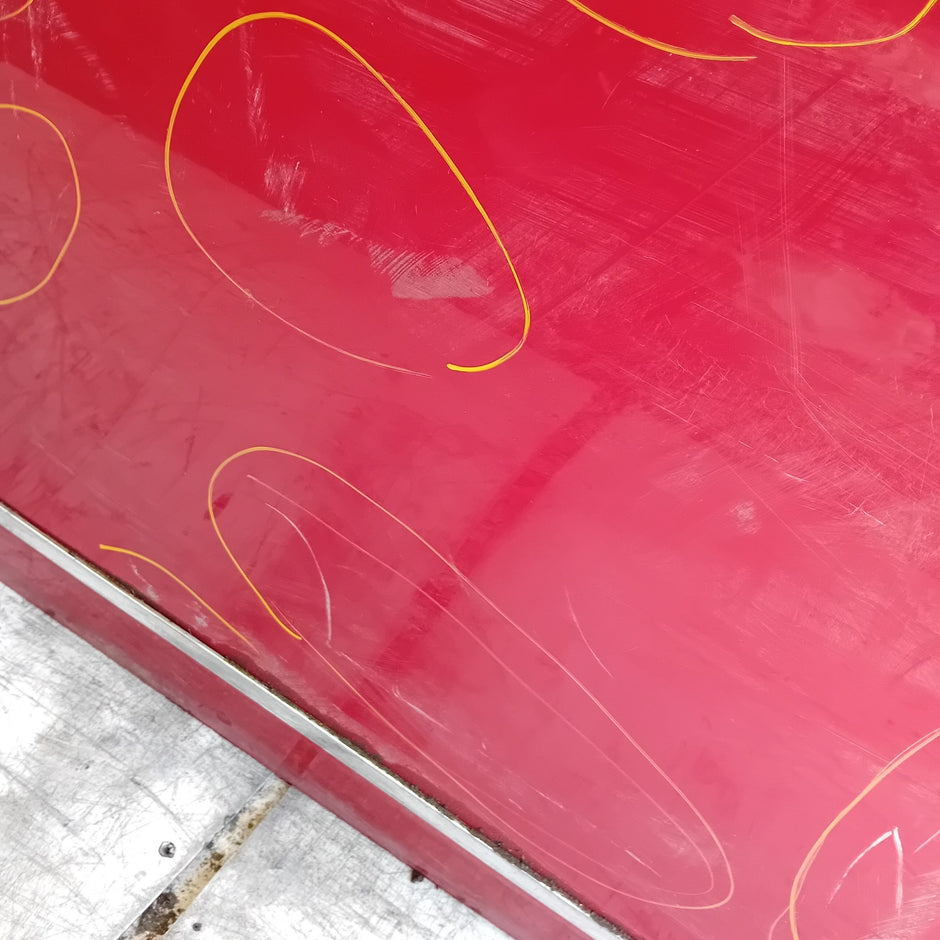 MERCEDES C-CLASS W204 SLN DRIVER FRONT DOOR OSF RED 2008-14 FMD456