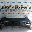 MERCEDES BENZ GLC W253 REAR BUMPER A2538850200 2016 BLACK COMPLETE FMX155