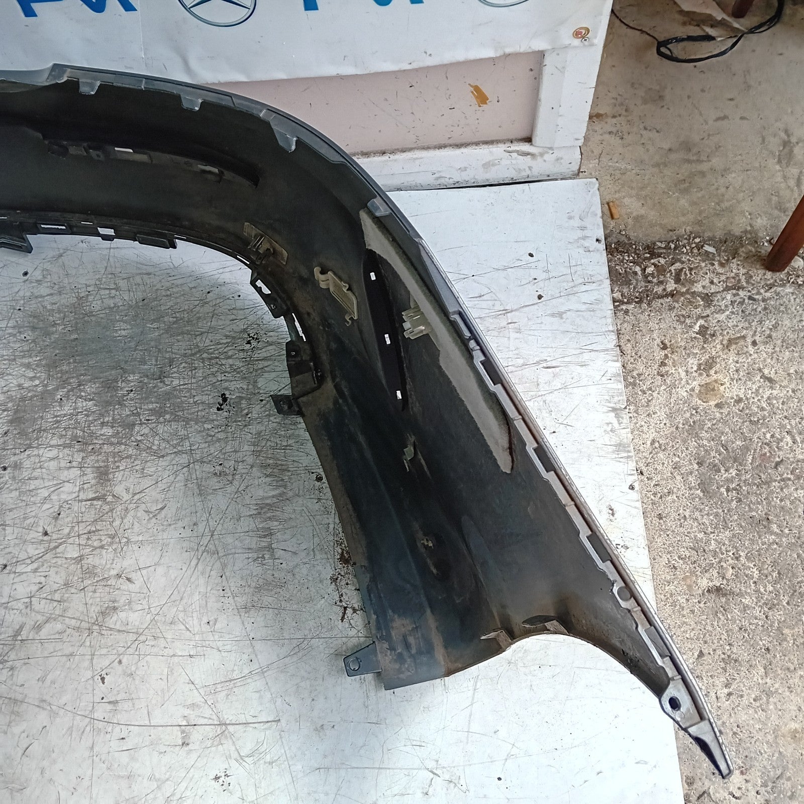 MERCEDES BENZ C-CLASS C205 COUPE GREY REAR BUMPER 2014 ON FMX95