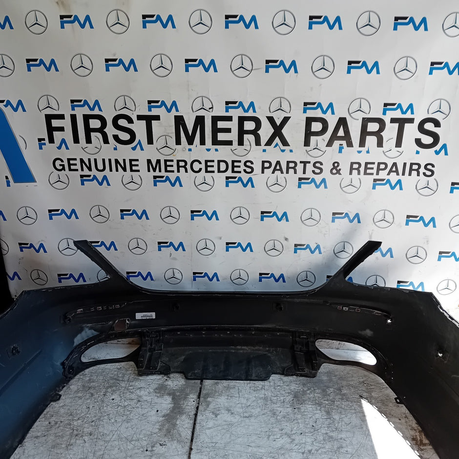 MERCEDES E-CLASS W213 SALOON REAR BUMPER 2016 A2138850025 BLACK COMPLETE FMX101