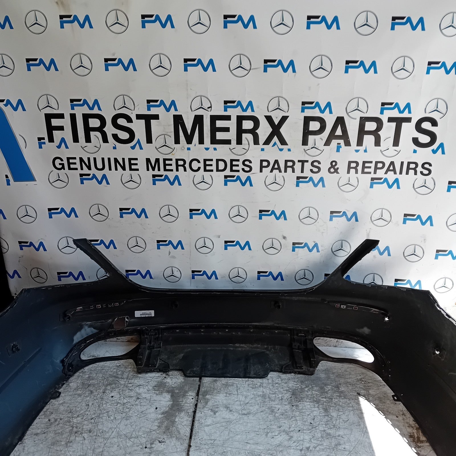 MERCEDES E-CLASS W213 SALOON REAR BUMPER 2016 A2138850025 BLACK COMPLETE FMX101