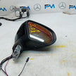MERCEDES C-CLASS W205 DRIVER WING MIRROR OSF BLACK PL CAMERA FMM72