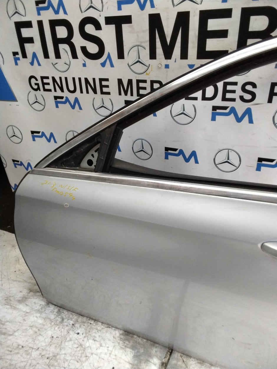 MERCEDES E-CLS W213 SLN PASSENGER FRONT DOOR NSF SILVER 2016-20 COMPLETE FMD594