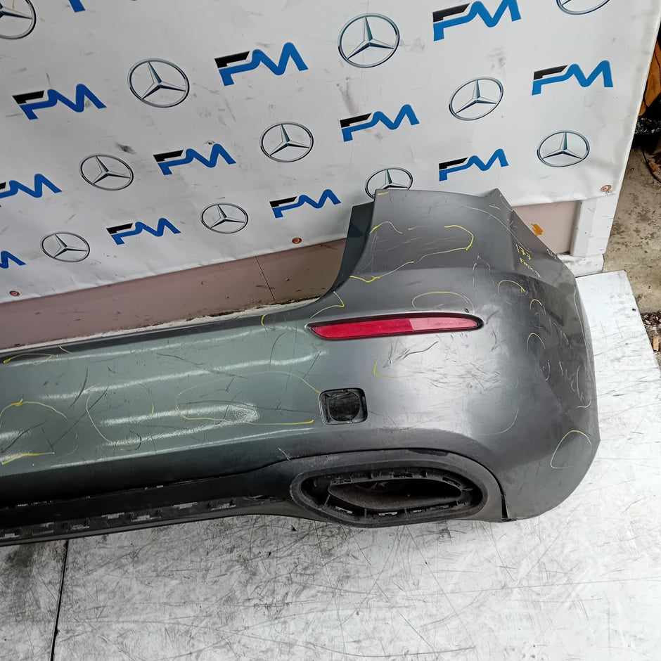 MERCEDES BENZ  A-CLASS W177 REAR BUMPER A1778804801 2018 GREY COMPLETE FMX7