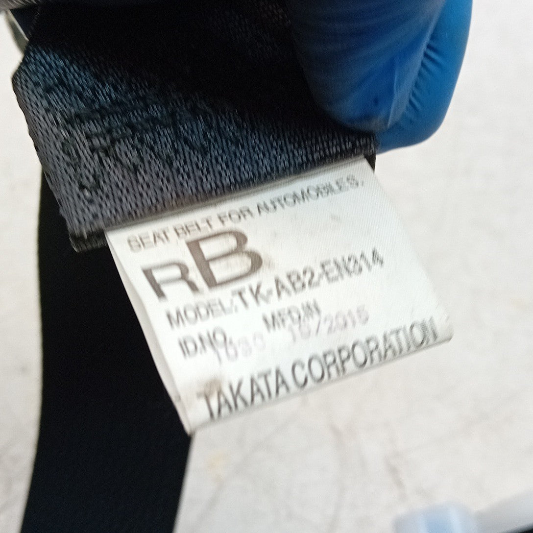 MITSUBISHI OUTLANDER MK3 SEAT BELT REAR DRIVER OSR TK AB2 EN314 BLACK FM001240