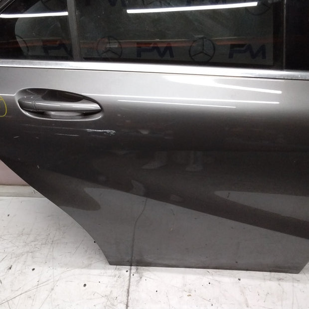 MERCEDES BENZ A-CLASS W176 DRIVER SIDE REAR DOOR O/S/R COMPLETE GREY FMD75