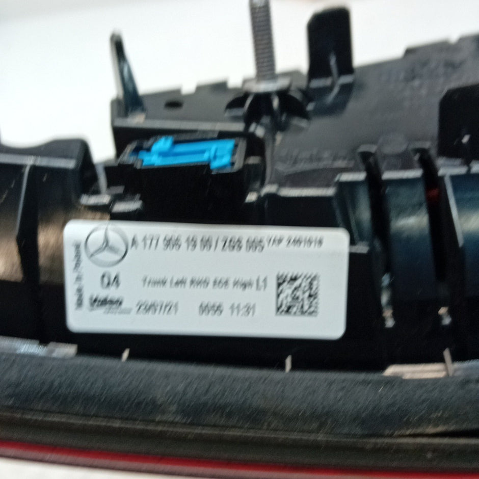 MERCEDES A-CLASS W177 PASSENGER LEFT NS REAR INNER TAIL LIGHT A1779061900 FMT233