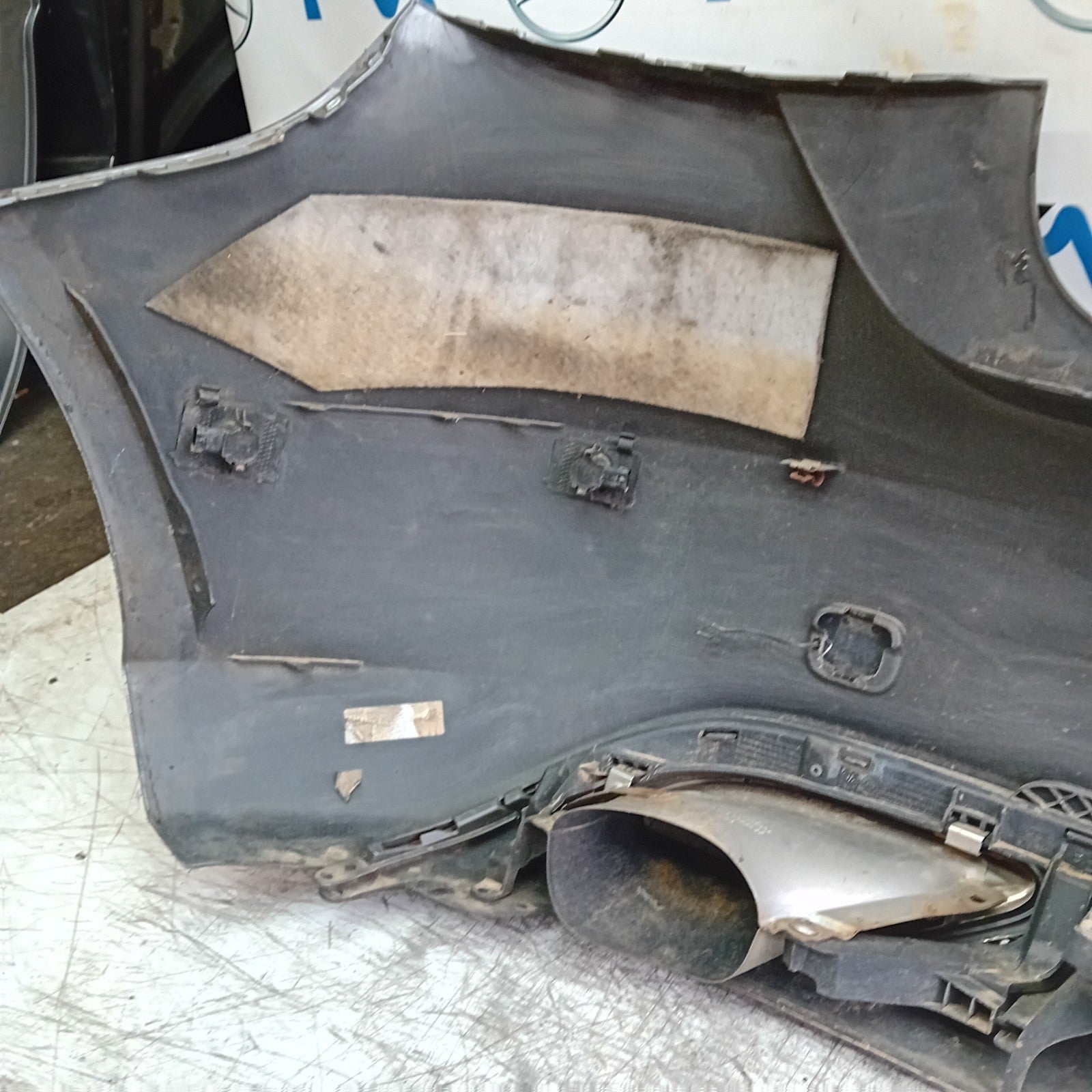 MERCEDES BENZ A-CLASS W176 REAR BUMPER 2016 ON GREY COMPLETE A1768807040 FMX35