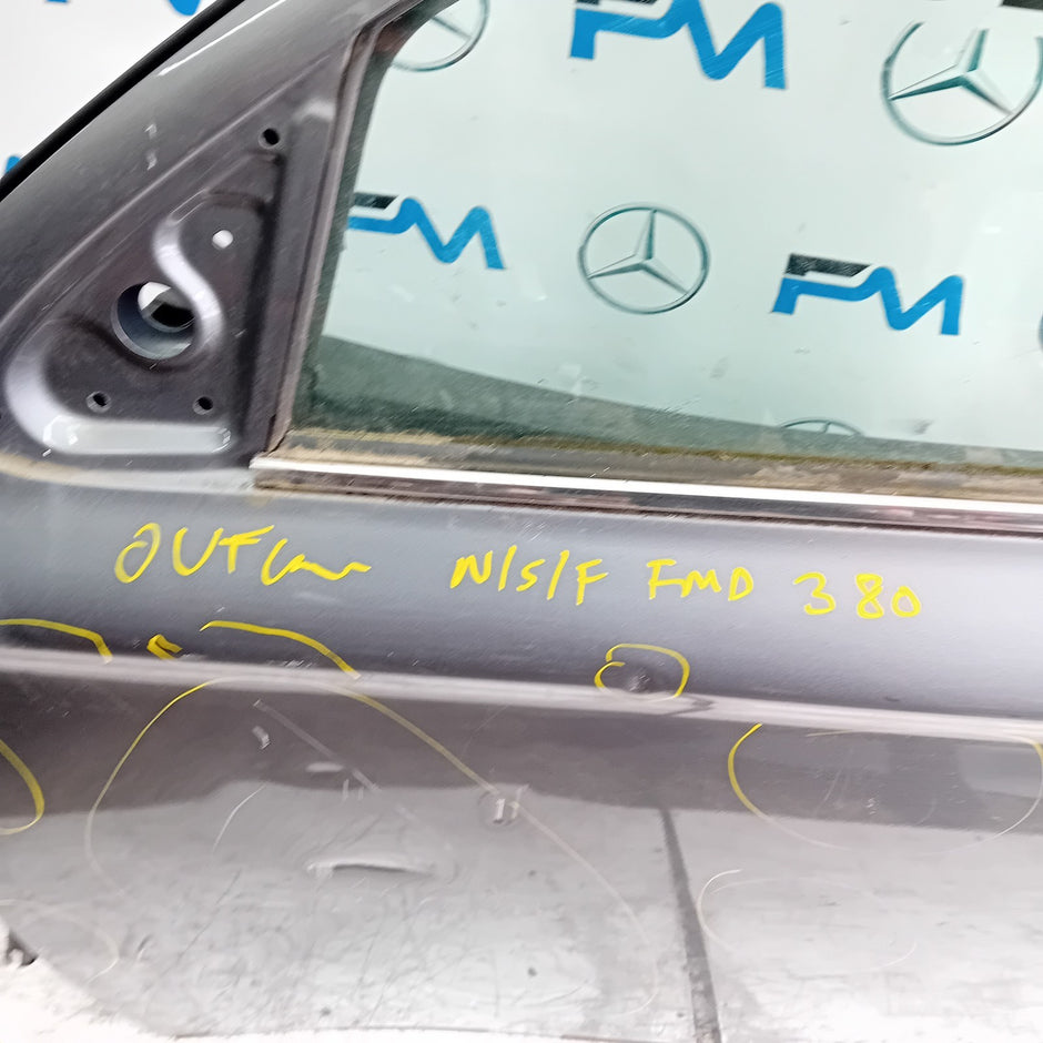 MITSUBISHI OUTLANDER MK3 PASSENGER FRONT DOOR NSF GREY COMPLETE FMD380