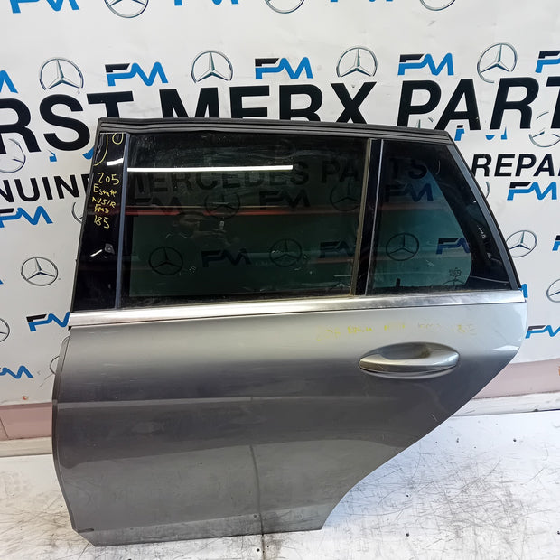 MERDEDES C-CLASS EST W205 PASSENGER REAR DOOR NSR GREY 2014 ON COMPLETE FMD185