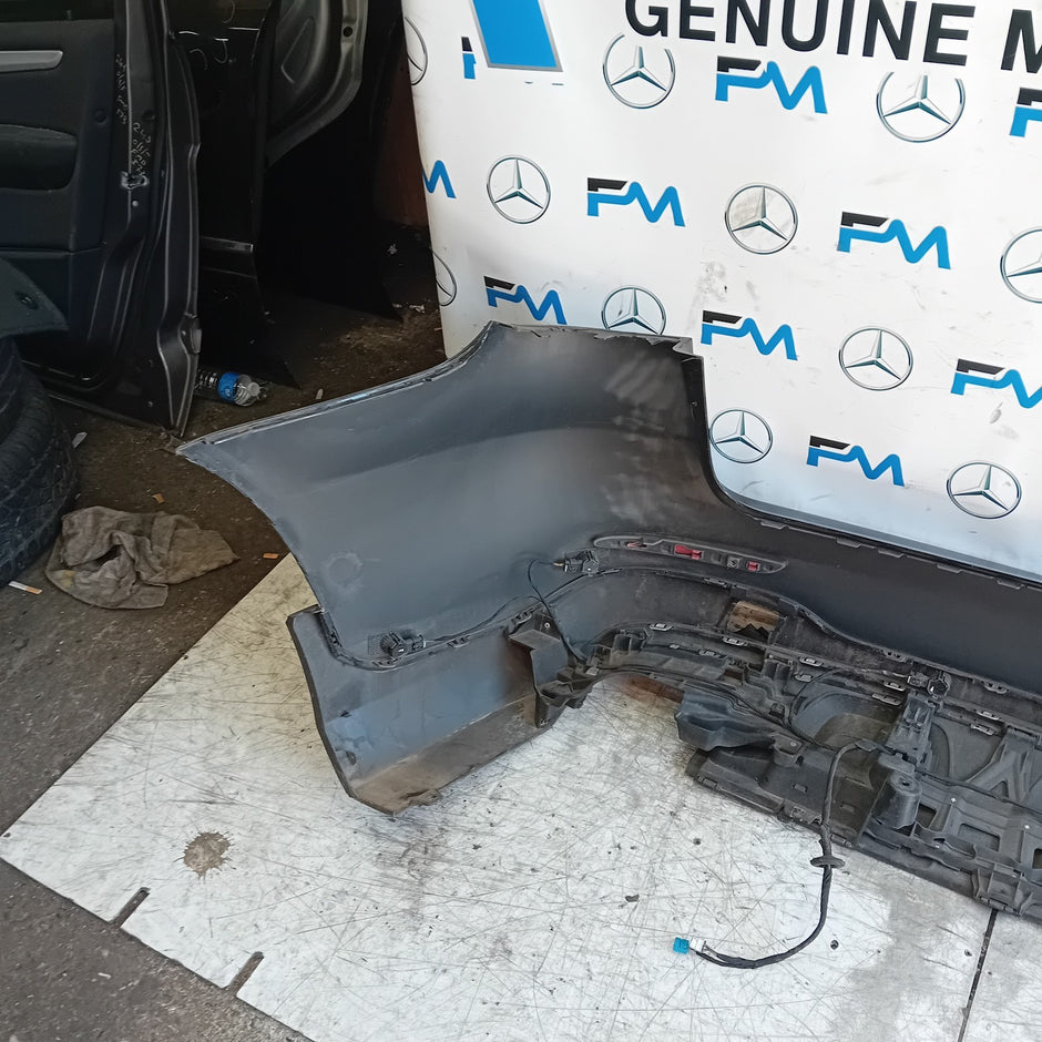 MERCEDES BENZ GLC W253 REAR BUMPER A2538850200 2016 BLACK COMPLETE FMX156