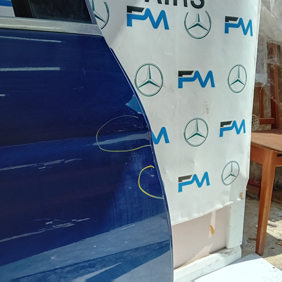 MERCEDES BENZ GLC W253 DRIVER REAR DOOR OSR BLUE 2016 ON COMPLETE FMD433