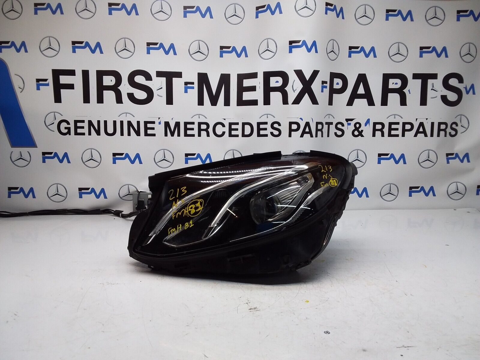 MERCEDES W213 E-CLASS PASSENGER NS HEADLIGHT A2139064104 FMH81 LED HIGH PERFORM 