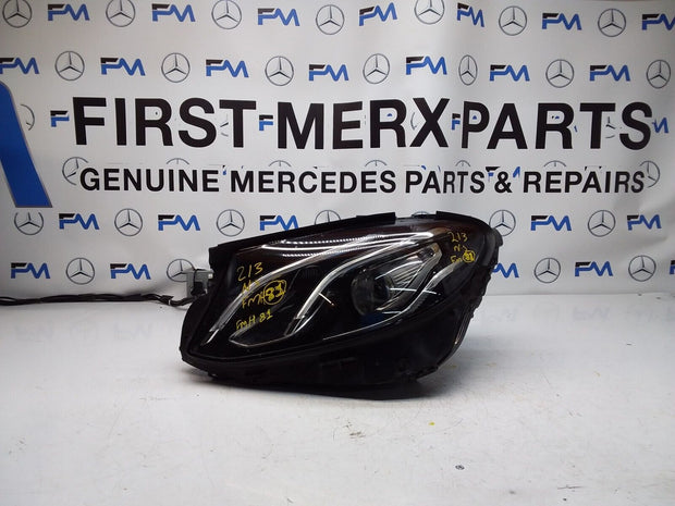 MERCEDES W213 E-CLASS PASSENGER NS HEADLIGHT A2139064104 FMH81 LED HIGH PERFORM 