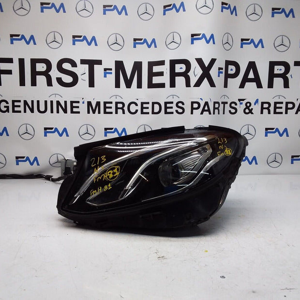 MERCEDES W213 E-CLASS PASSENGER NS HEADLIGHT A2139064104 FMH81 LED HIGH PERFORM 