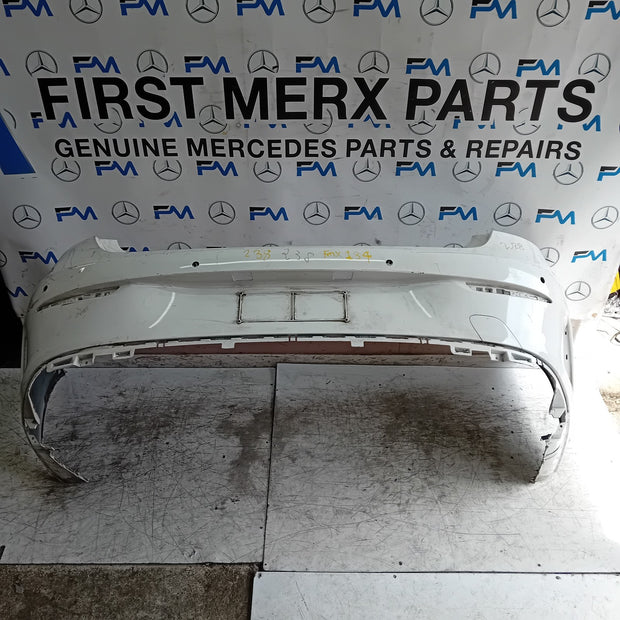 MERCEDES BENZ E-CLASS C238 COUPE REAR BUMPER WHITE 2014 FMX134