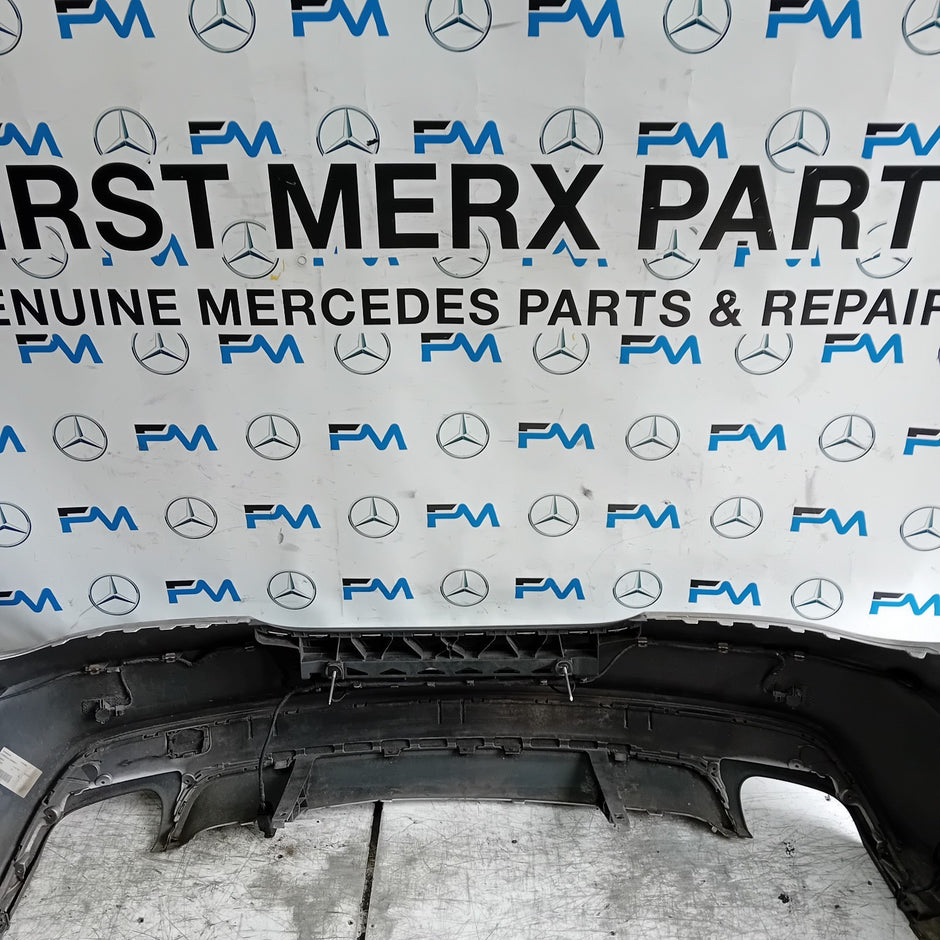MERCEDES BENZ CLA W117 REAR BUMPER SILVER 2013-19 A1178851065 FMX91