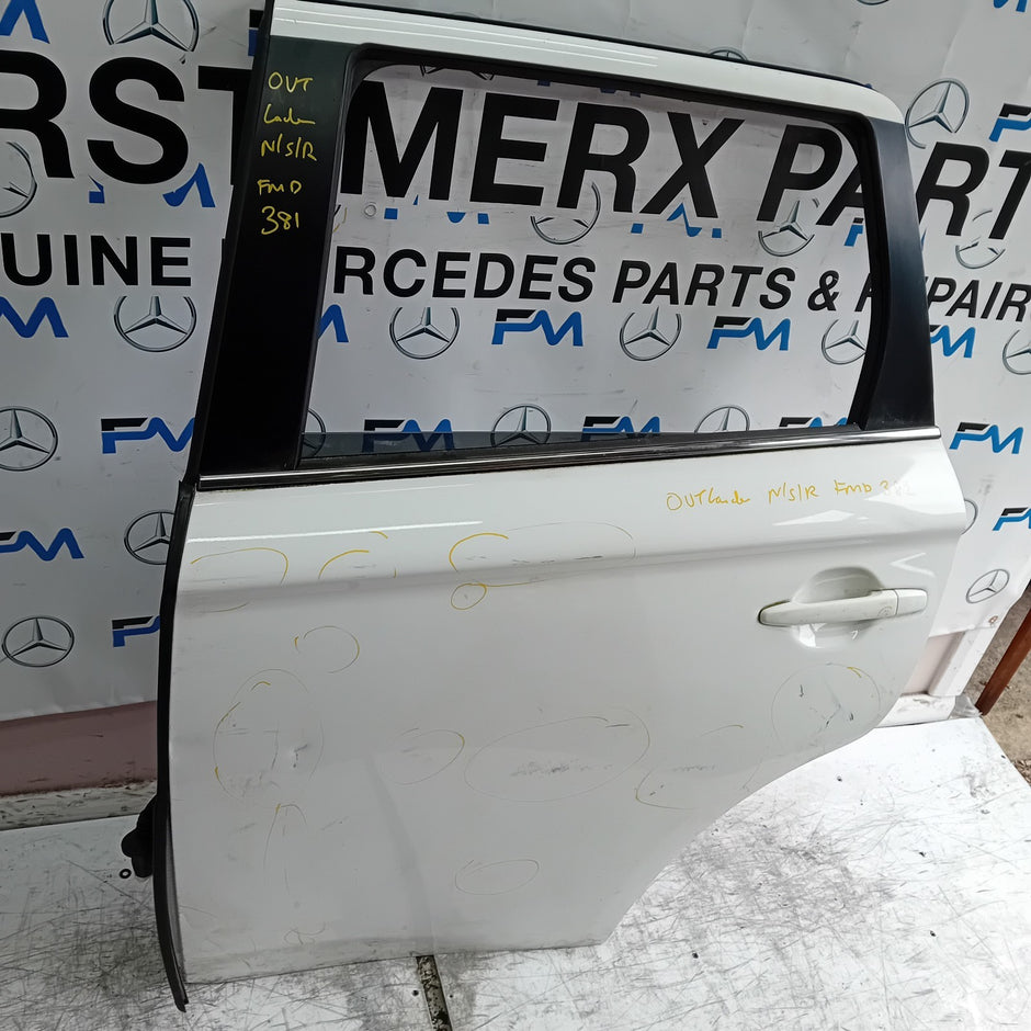 MITSUBISHI OUTLANDER MK3 PASSENGER REAR DOOR NSR 2013 WHITE FMD381