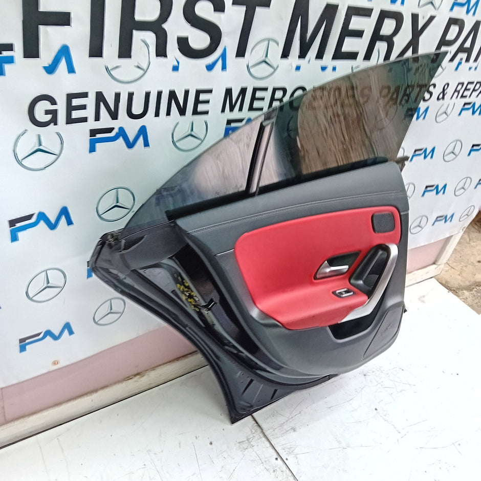 MERCEDES BENZ CLS W118 PASSENGER SIDE REAR DOOR N/S/R COMPLETE BLACK FMD30