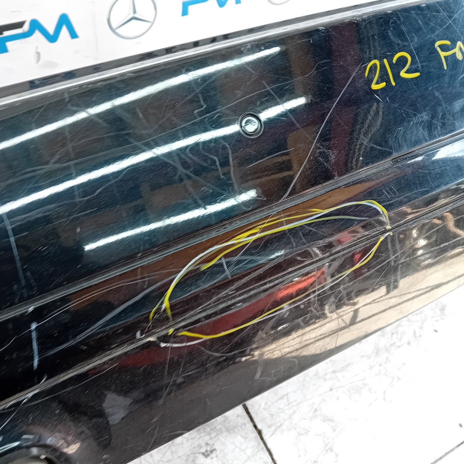 MERCEDES E-CLASS W212 ESTATE REAR BUMPER BLACK 2014 A2128851625 FMX90