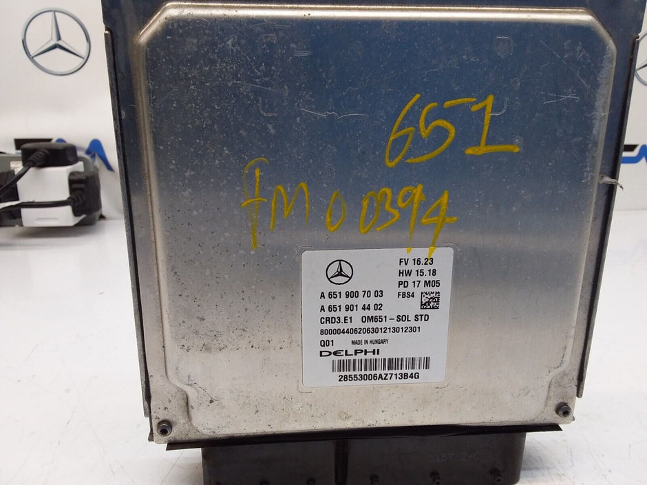 MERCEDES E-CLASS 2012 ENGINE  CONTROL MODULE A6519007003 FM00394