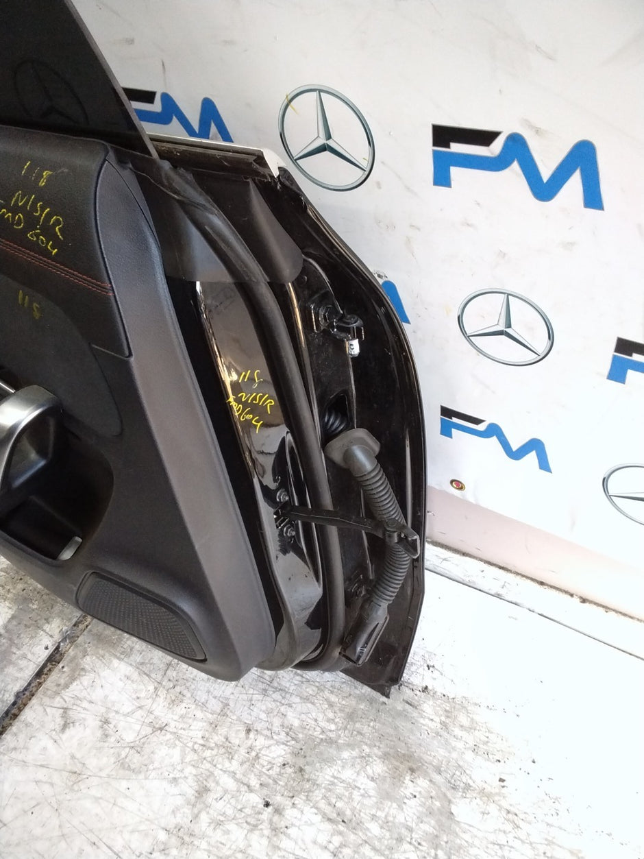 MERCEDES CLA C118 PASSENGER REAR DOOR NSR BLACK 2019 ONWARDS COMPLETE FMD604