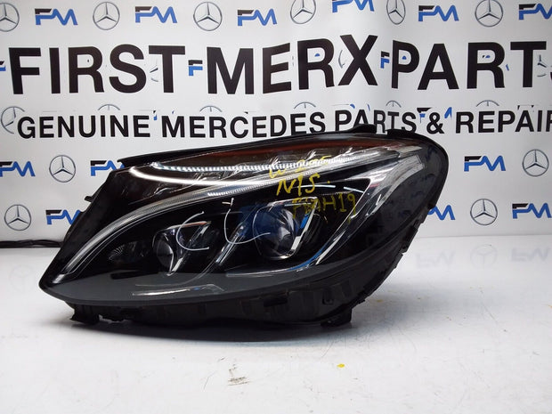 2017 MERCEDES C-CLASS W205 N/S Passenger Side Front Headlight A20539063104 FMH19