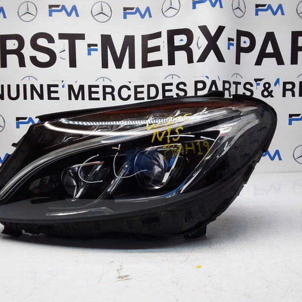 2017 MERCEDES C-CLASS W205 N/S Passenger Side Front Headlight A20539063104 FMH19