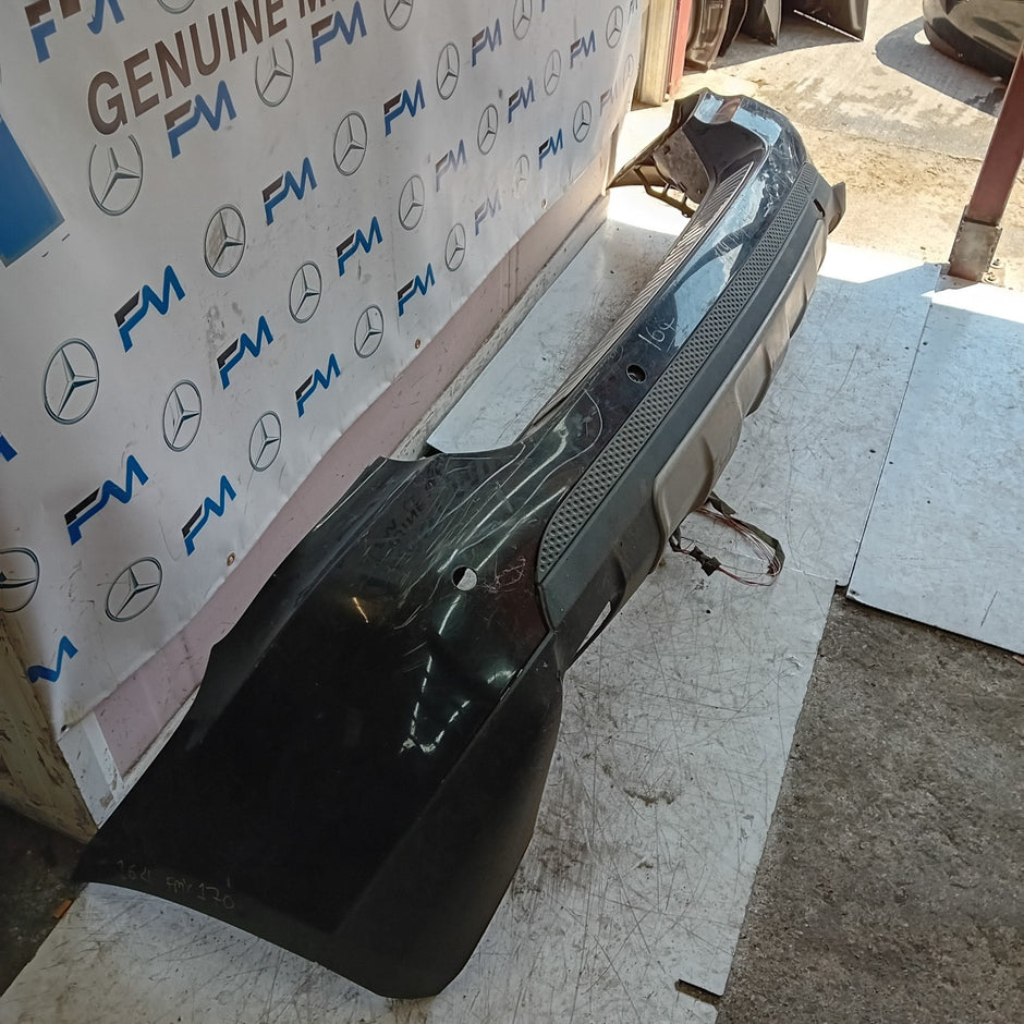 MERCEDES BENZ M-CLASS W164 REAR BUMPER A1648850066 2011 BLACK FMX170