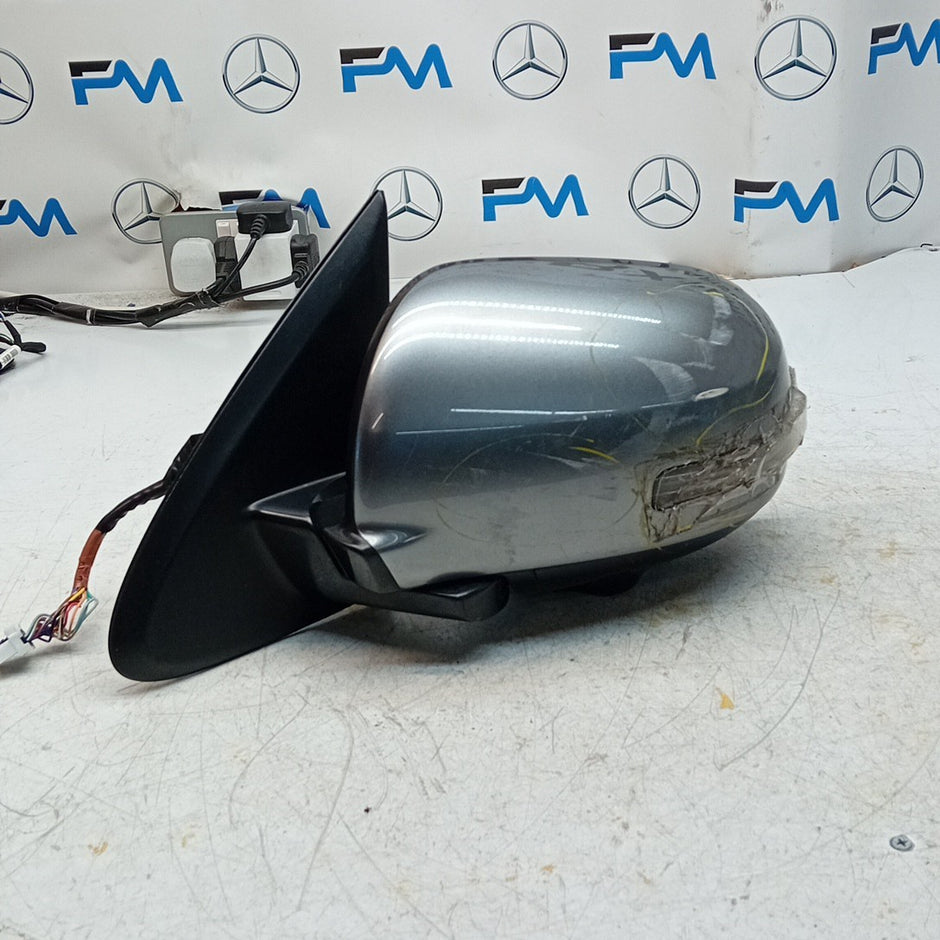 MITSUBISHI OUTLANDER MK3 PASSENGER WING MIRROR NS GREY CAMERA BS 2013 FMM53 (D)